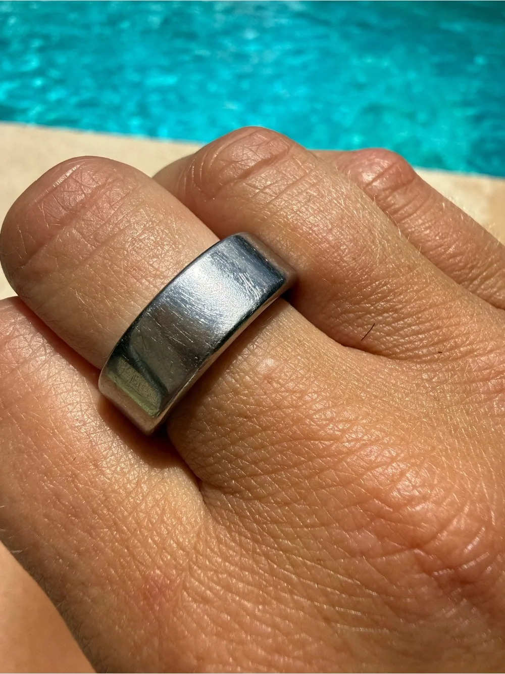 Oura Ring Gen 3 Heritage Sterling Silver Size 8